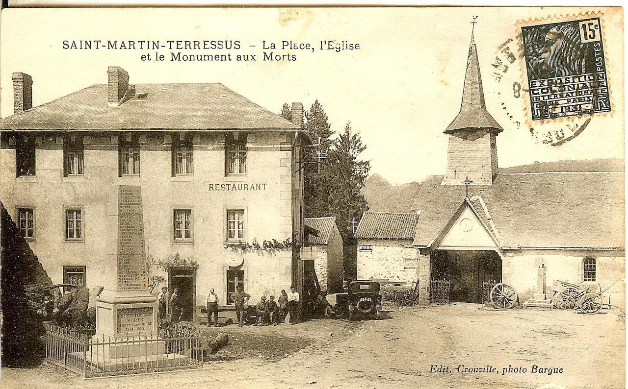 Auberge Saint Martin Saint-Martin-Terressus Exterior foto